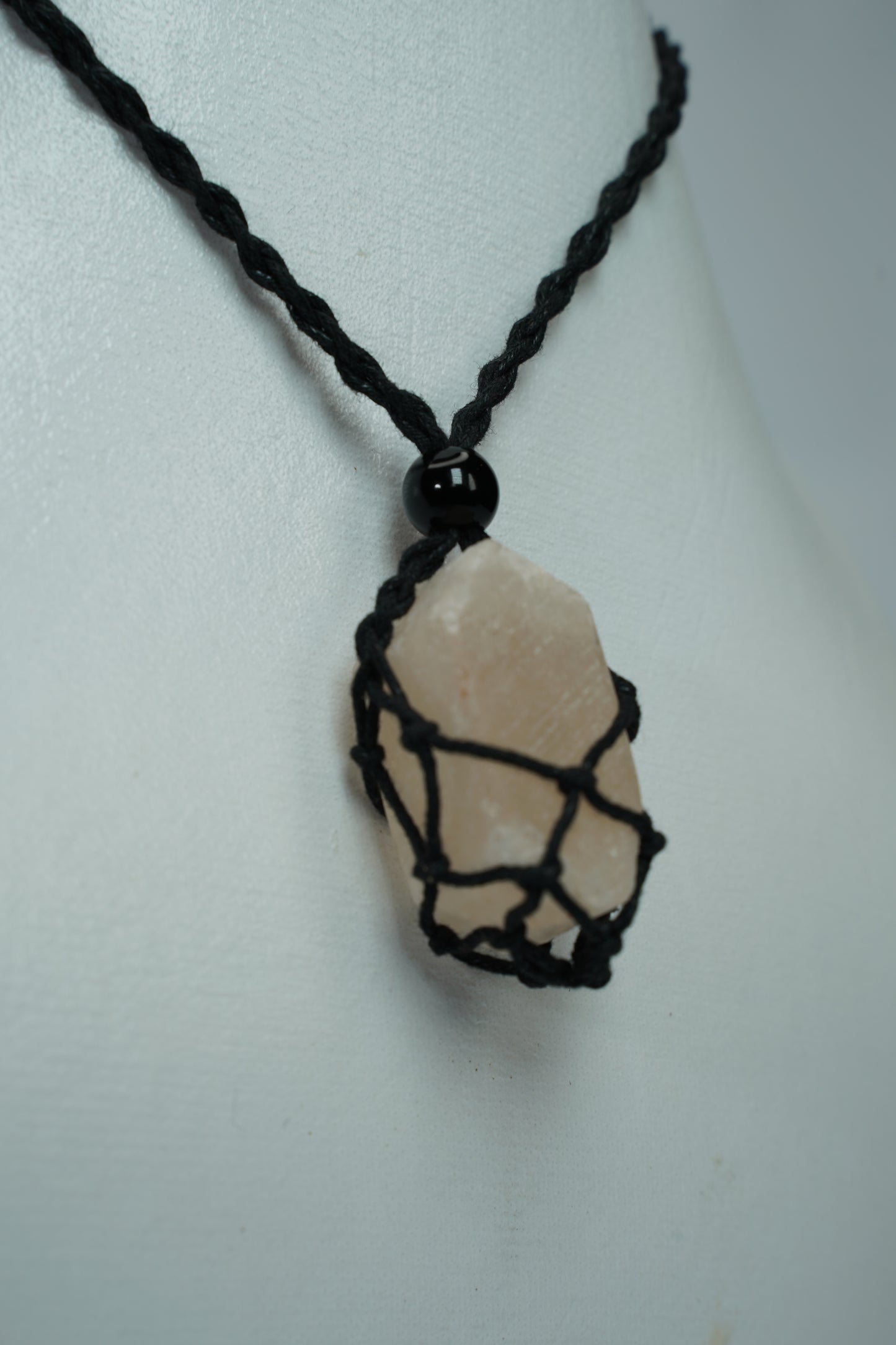 Salt Crystal Pendants Boho Chick with 25-30 inch adjustable Necklace