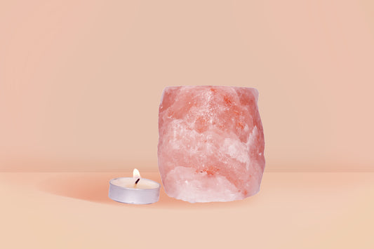 Himalayan Salt Candle Holders – Heart, Ball & Natural Shapes