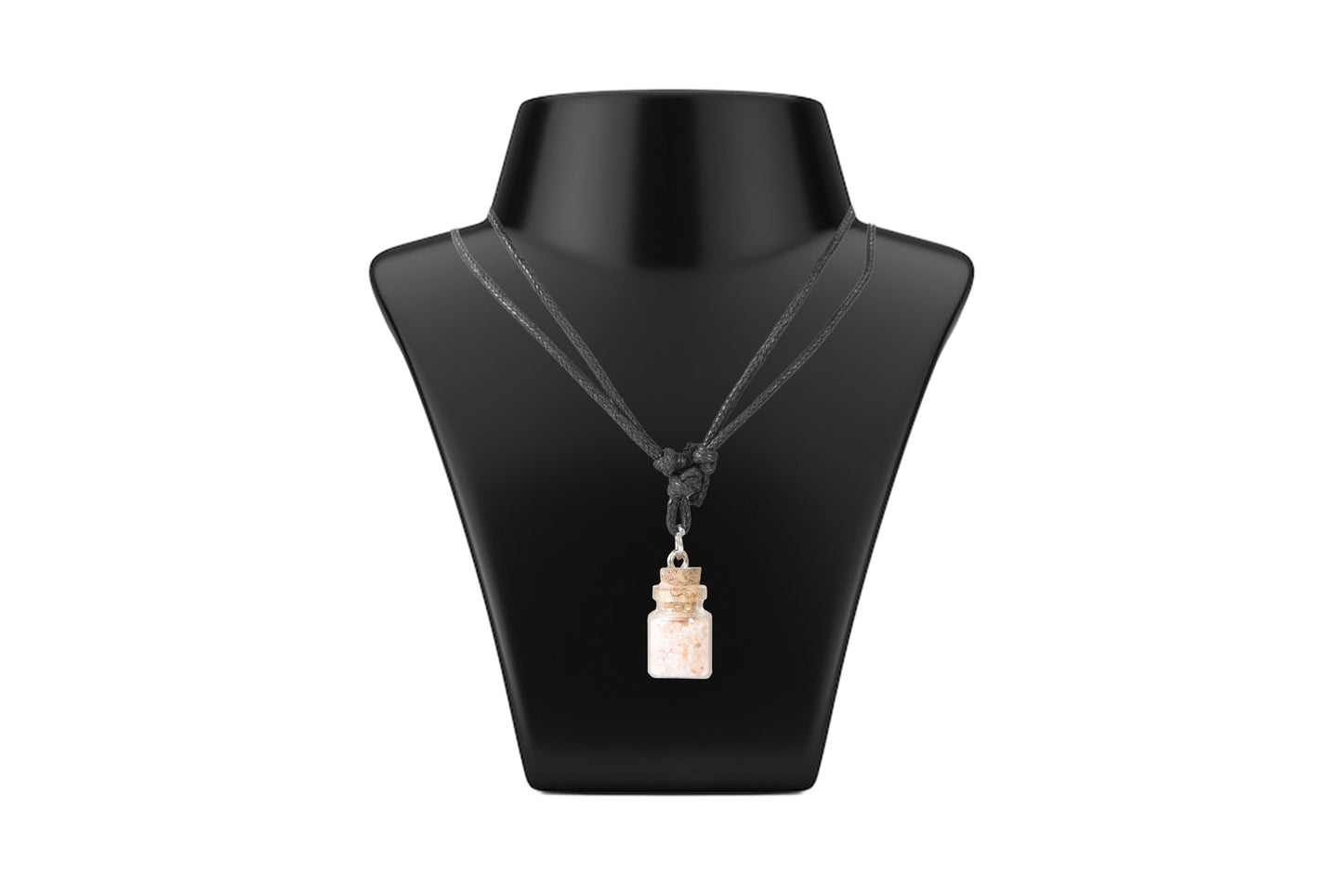 Salt Pendant - Cotton Rope Necklace