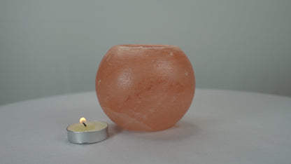 Himalayan Salt Candle Holders – Heart, Ball & Natural Shapes